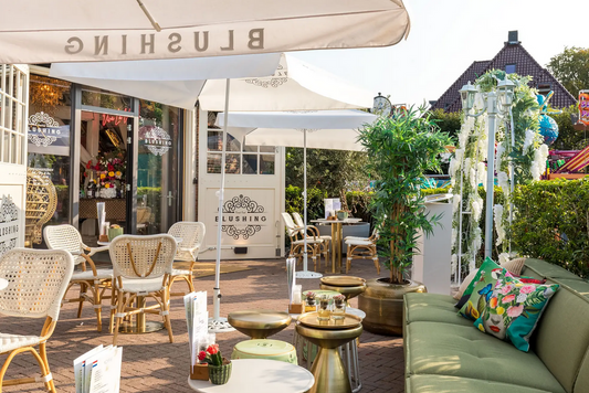 Met de hand een verse jus d’orange persen was bij ons vanaf het begin zeker geen optie!