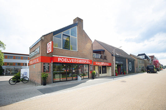 De Zumex automatische persmachine staat prominent in onze winkel!