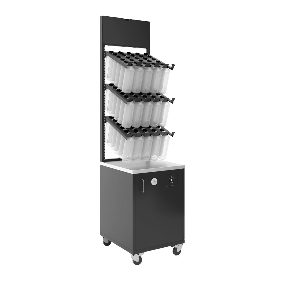 Zumex Black Bottle Rack